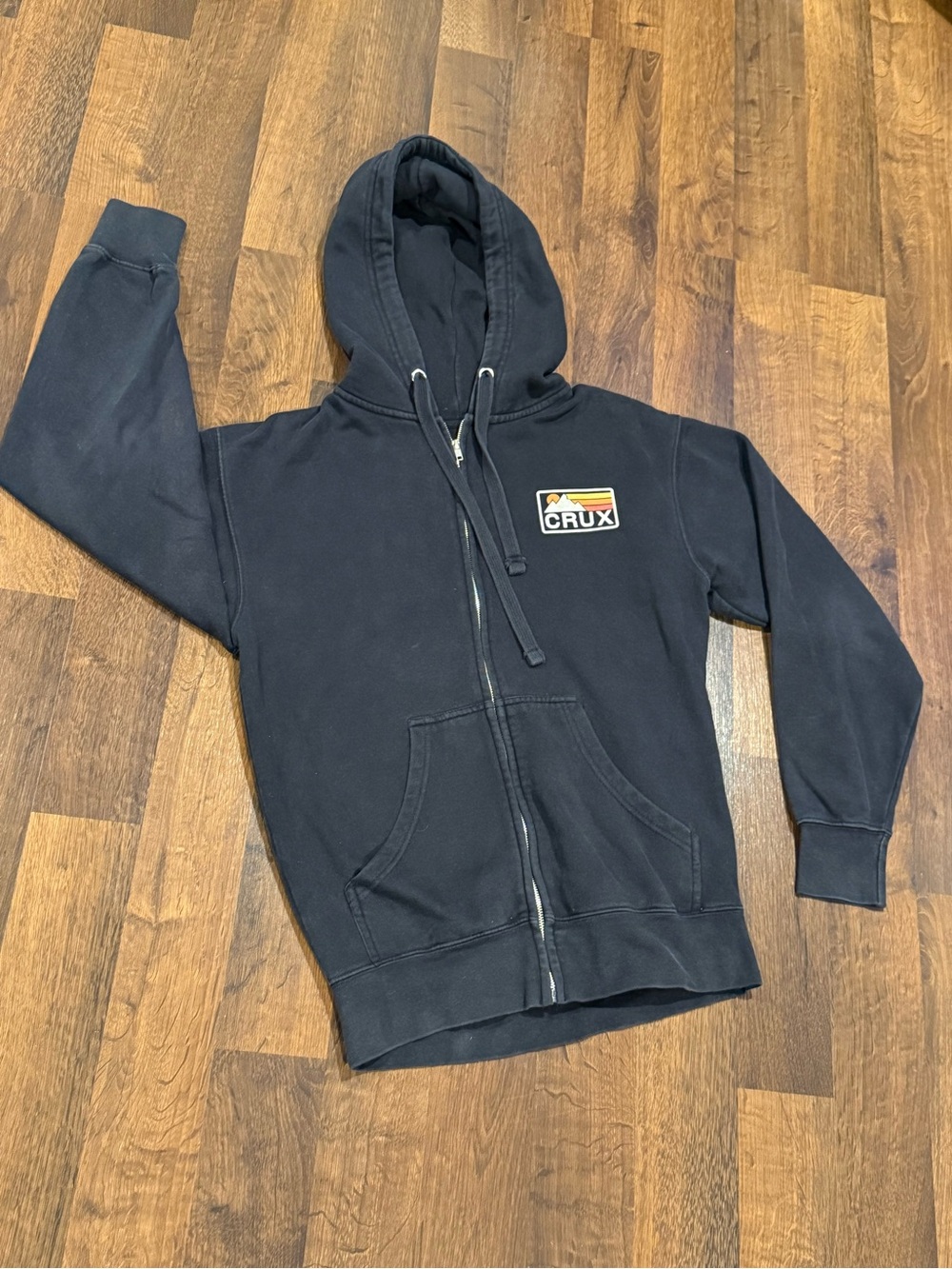 Black Zip-Up Hoodie